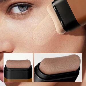 Hydrating Lightweight Foundation Stick with Brush: Long-lasting, waterproof foundation stick for a matte, even complexion.