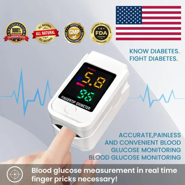 LOVILDS™ GlucoSense Non-Invasive Laser Blood Glucose Meter