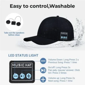 Outdoor Wireless Bluetooth Speaker Hat